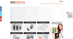 Desktop Screenshot of easyordner.de